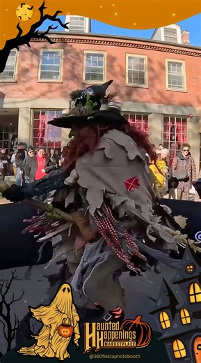 100K views · 3.9K reactions | Broom flying lessons #666. @360fiestaphotobooth @hauntedhappeningsmarket @creativecollectivema | Salem's Black Hat Society | Facebook