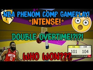 DOUBLE OVERTIME!?!? (NBA PHENOM INTENSE COMP GAMEPLAY!)😱