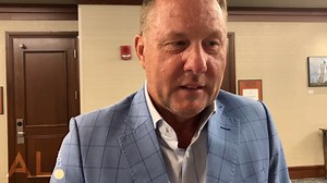 10K views · 119 reactions | Auburn head coach Hugh Freeze, at the Jimmy Rane Golf Tournament Foundation, talks why May is his favorite month, the gift he got his wife for Mother's Day & where he's going on vacation. | Auburn Tigers on AL.com | Facebook