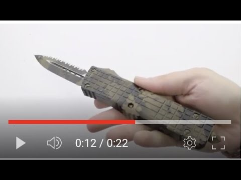 Microtech Automatic Combat Troodon D/E Frag OTF MIC 142 3FRCCS