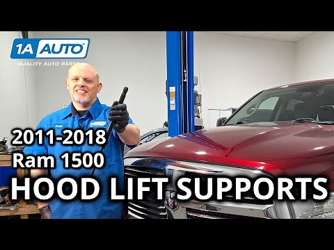 How to Replace Hood Lift Supports 2011-2018 Ram 1500