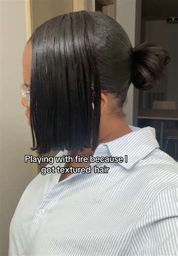 Slick Back Ponytail Tutorial for Textured Hair