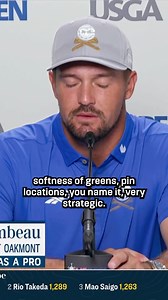88K views · 687 reactions | "I'm going to be as fearless as I can possibly be out there, I know that." Defending champion Bryson DeChambeau previews a tough test of golf this week. | Golf Channel | Facebook