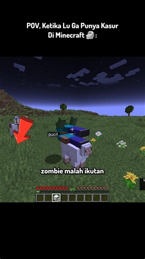 POV, Ketika Lu Ga Punya Kasur Di Minecraft 🗿