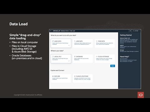 Oracle Autonomous Database - Data Loading
