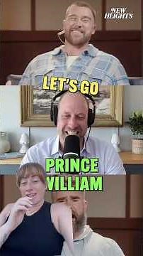 Today 12ET new heights podcast prince william as a special guest! Taylor and Travis getting married!