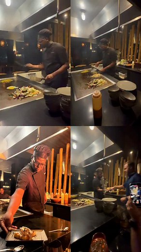 MOMO restaurant at Moon Palace Jamaica 🇯🇲 offers a vibrant dining experience where flavor and entertainment meet. We highly recommend eating here! #MoonPalaceJamaica #momojamaica #food #teppanyaki | Shari Erne