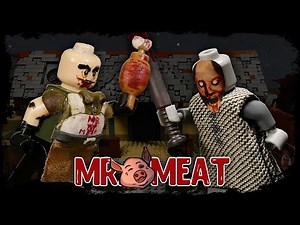 LEGO Mr. Meat vs Granny - Stop motion, Animation