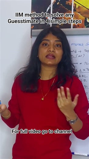 Solve any Guesstimate in just 4 simple steps #iim #consulting #caseinterview #mba
