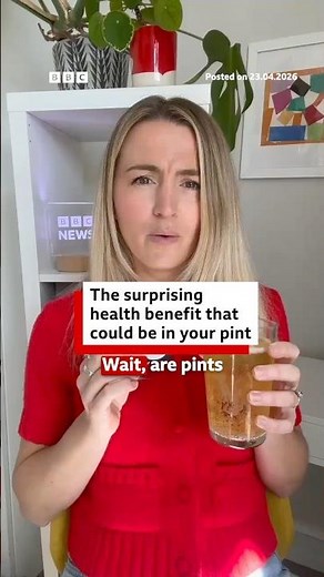 Study finds pint of beer might have 'substantial levels' of brain-boosting vitamin B6. #BBCNews