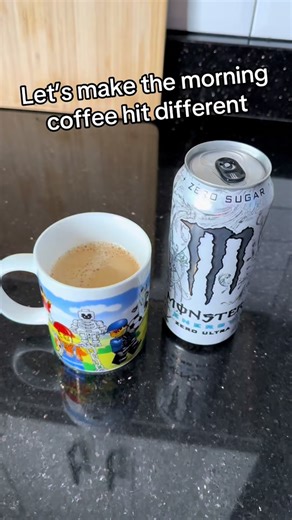 Unique Morning Coffee Ideas with Monster Energy