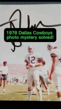 1978 Dallas Cowboys photo mystery solved! #￼ThousandOaks #CalLutheran #CowboysNation #dallascowboys