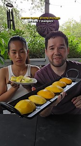 Taste testing 7 varieties of mangoes grown in Florida, USA from @Backyard Mangoes! Masarap! #tastetesting #mango #kuyajake #BackyardMangoes Mangoes available for order at www.backyardmangoes.com, discount code: KUYAJAKE10 | Kuya Jake