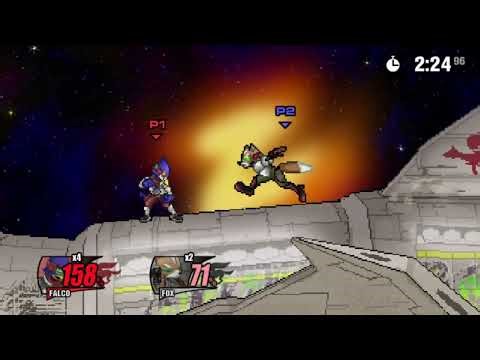 SSF2-Falco vs Fox