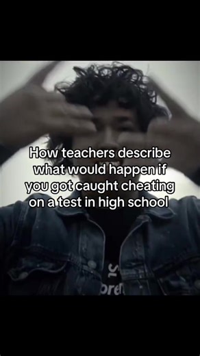 How the TEACHER describes what would happen if i CHEAT on the TEST 😭. #meme #funny #viral #school #test