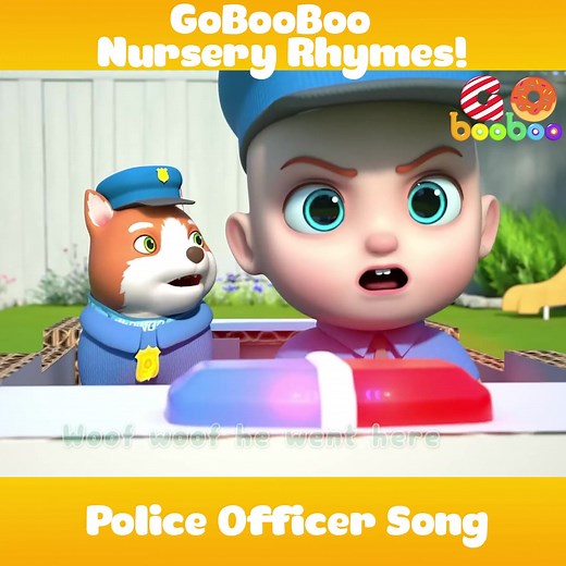 Police Officer Song | GoBooBoo Kids Songs and Nursery Rhymes