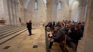 Jill @ St. Anne’s. Crusader era chapel at the Pools of Bethesda. | Daily Audio Bible
