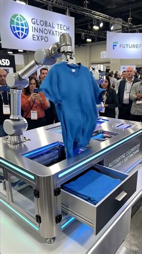 USA’s New Automatic Clothes Folding Robot Is Blowing Minds! 🧺🤖 Laundry Machine 5.0