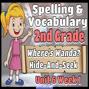 Wonders 2nd Grade ELA Spelling Practice Activity Unit 6 Week 1
