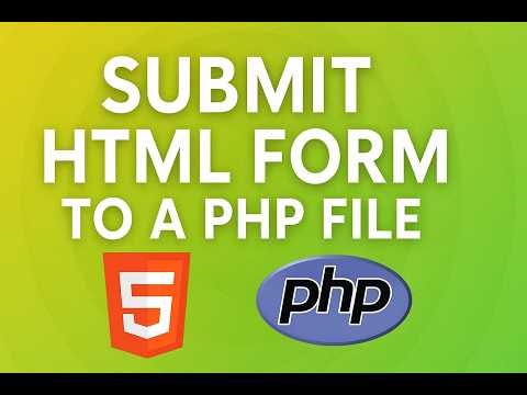Simple Way to Submit an HTML Form to a PHP File | Beginner-Friendly Tutorial - Lesson 14