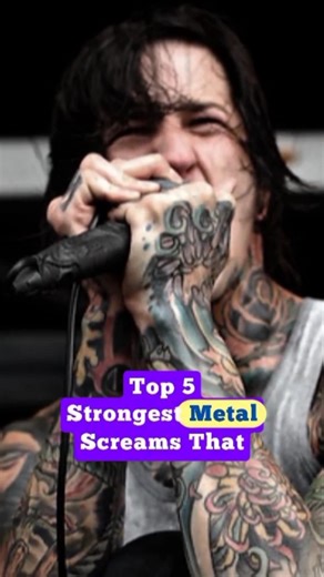 TOP 5 STRONGEST METAL SCREAMS THAT SHOOK THE WORLD #musichistory #musician #scream #shorts
