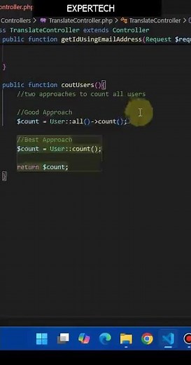 Count Users from Database in Laravel — Quick & Easy Method! ⚡ #Shorts
