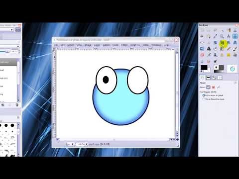 GIMP tutorial - Make a HUGE "eek!" smiley