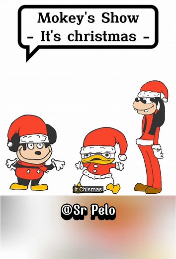 Funny Christmas Mokey Animation Featuring SR Pelo