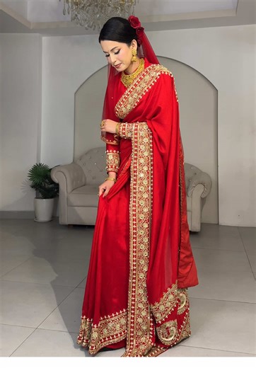 Rainbow 🌈 Boutique Bridal handwork sareeset Galory silk fabric #prebookingonly #dm_for_price_and_order🛍🚚 #newcollection #goviral