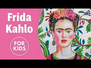 How to draw Frida Kahlo for Kids
