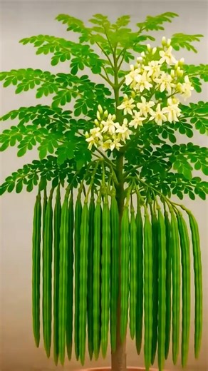 How to grow drumsticks in home by grafting technique 🔥🥬#shorts