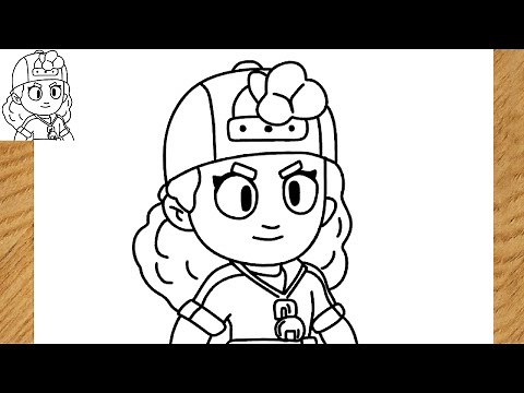 How to draw Meg | Brawl Stars