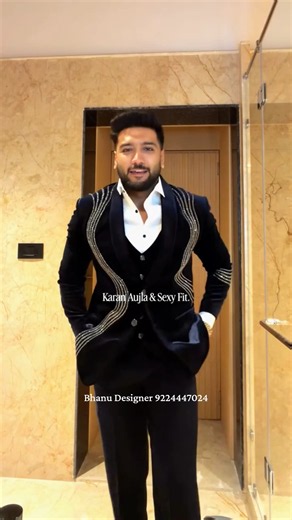 Tuxedo Suit for Sangeet, Reception Outfit Ideas | Wedding Suits for Men | Designer Suits for Groom