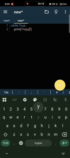 ❣️ Happy New year ....code by simple while loop (python)