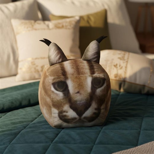 Raise A Floppa Plush Toy 19cm – Cute Square Cat Stuffed Animal, Big Floppa Meme Doll, Soft Cartoon Plushie Gift for Kids & Gamers - Etsy UK