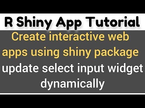 R Shiny App tutorial # 20 - Demo updateselectInput() and also introducing observeEvent() functions