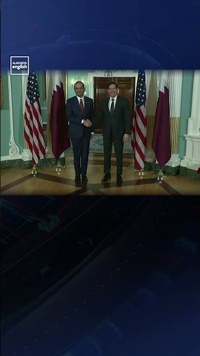 US Sec of State Rubio Hosts Qatari Counterpart in Washington