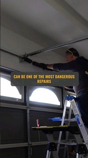 Why is it RISKY to replace a garage door spring ON YOUR OWN?