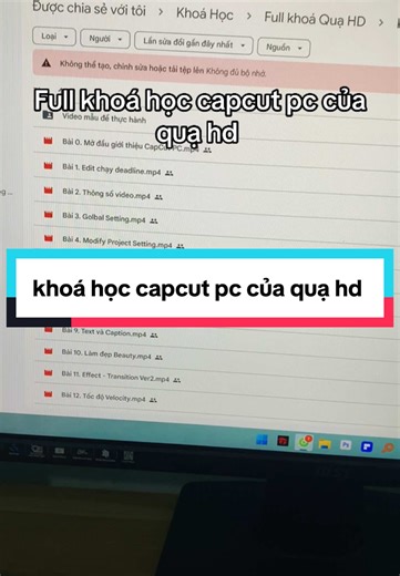 Khóa Học CapCut PC Đầy Đủ và Chất Lượng