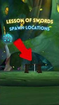 Lesson of Swords Spawn Locations in Darkmoor's Final Dungeon #wizard101 #w101 #gaming