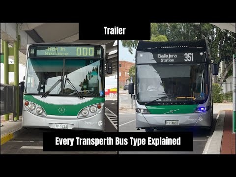 Every Transperth Bus Type Explained Trailer