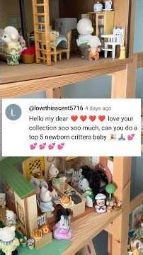 my favourite newborn Sylvanian Families babies! #shorts