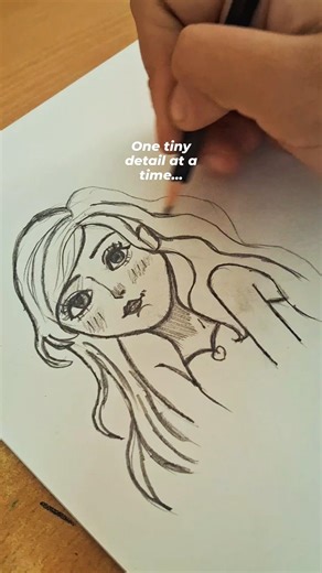 How I Draw Faces ✍️✨ | Easy Face Sketch Tutorial #art #anime #shorts