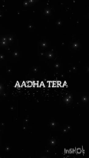 Black screen lyrics status #tere_ungliyon se aasmaan pe_♥️