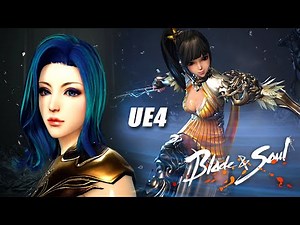 Blade & Soul UE4 Test - First Look Gameplay & Character Creation - New Cutscene Story