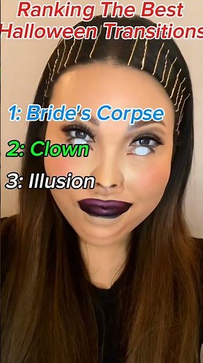 Top 6 Halloween Makeup Transitions | Corpse Bride, Clown, Witch & More