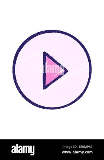 vibrating motion animation of play symbol Stock Video Footage - Alamy