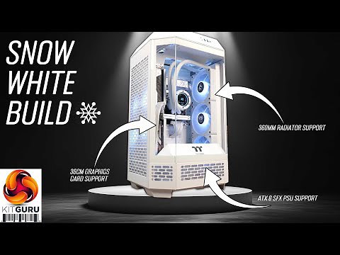 Thermaltake The Tower 250 Snow Edition build