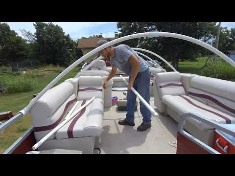Pontoon Boat Cover PVC Support part 2
