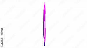 3D email icon turn around loop with alpha channel